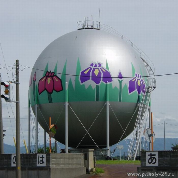 Японские газовые хранилища (21 фото)